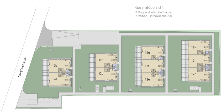 Häuser Gesamtübersicht Murgtäli Überbauung